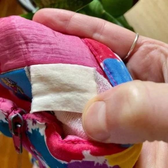 Vintage 90s Pink Streetwear Abstract Graphic Windbreaker Puffer Jacket S - Picture 8 of 10